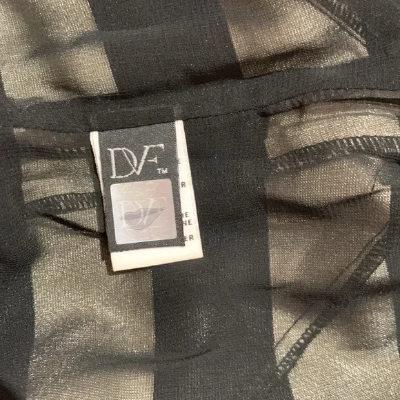 Diane von Furstenberg Yazmine Striped Pleated Shift Dress size 4 - Picture 7 of 13